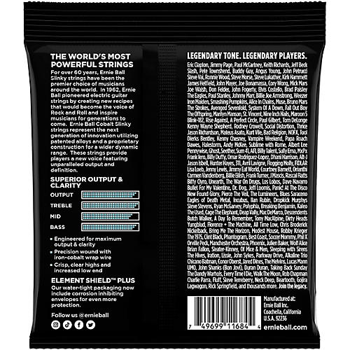 Ernie Ball Cobalt Primo Slinky Electric Guitar Strings 9.5-44 Gauge