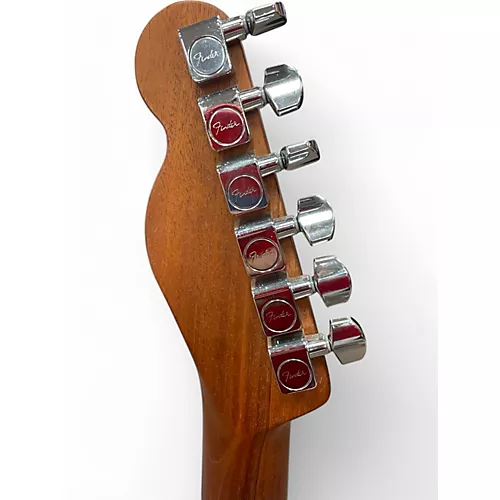 Used Fender American Acoustasonic Telecaster Bourbon Burst Acoustic Electric Guitar Bourbon Burst