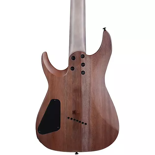 Schecter Guitar Research Omen Elite-7 MS Electric Guitar See-Thru Blue Burst