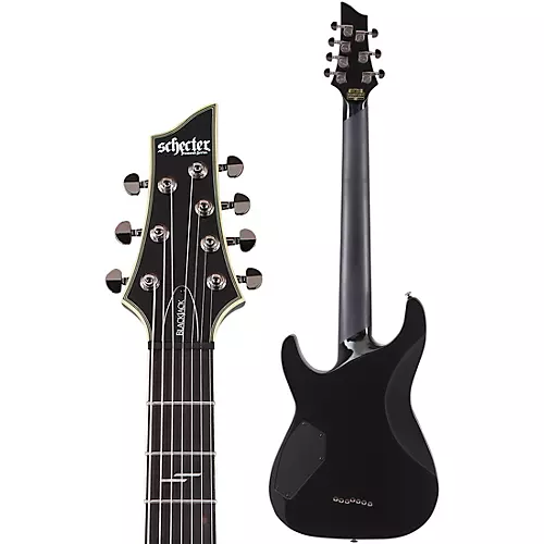 Schecter Guitar Research C-7 Blackjack 7-String Electric Guitar Gloss Black
