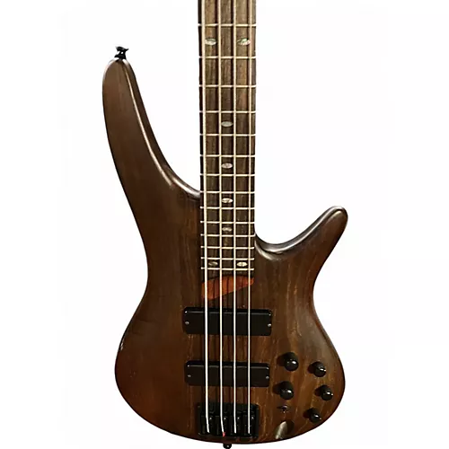 Used Ibanez SR600 Brown Electric Bass Guitar Brown