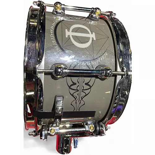 Used Pearl 10in MIKE MANGINI Signature silver Drum silver 28