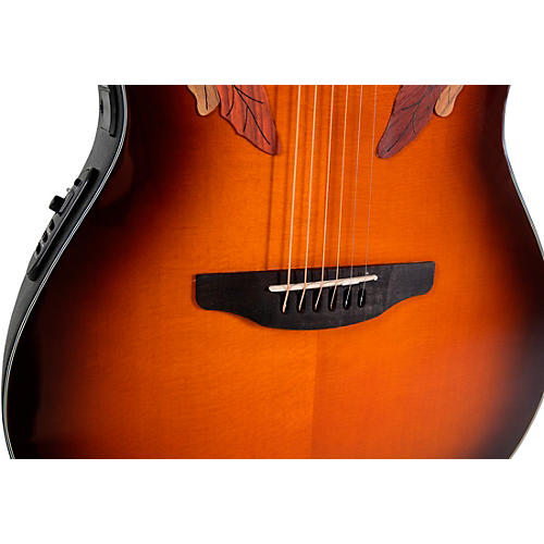 Ovation CE44 Celebrity Series Elite Mid-Depth Acoustic-Electric Guitar Reverse Blue Burst