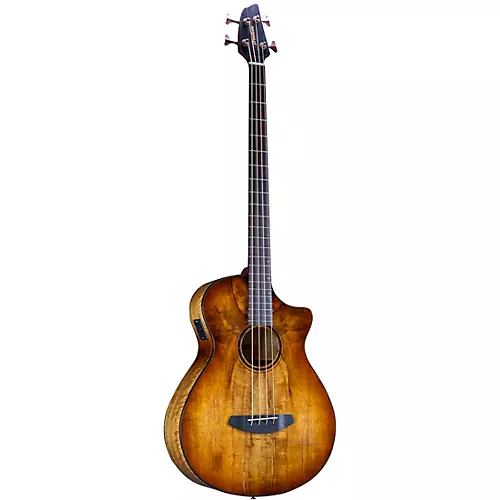 Breedlove Pursuit Exotic S CE Concerto Acoustic-Electric Bass Amber Burst