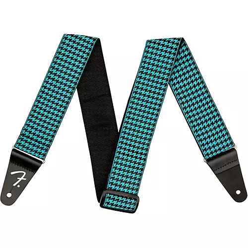 Fender Houndstooth Jacquard Guitar Strap Red 2 in.