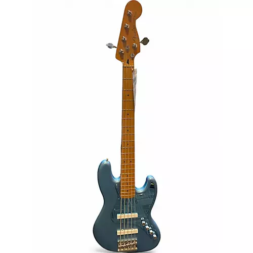 Used Fender Player Plus Jazz Bass V opal spark Electric Bass Guitar opal spark