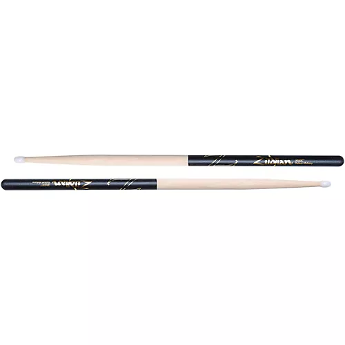 Zildjian Black DIP Drum Sticks 5B Wood
