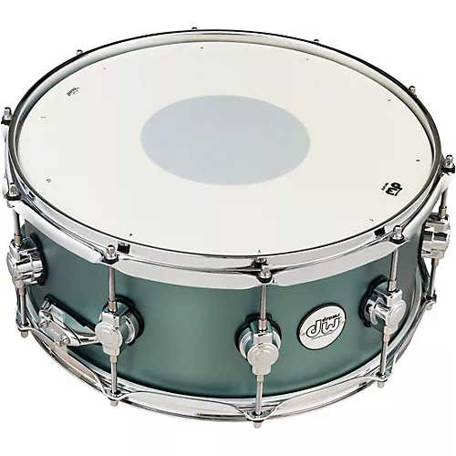 DW Design Series Snare Drum 14 x 6 in. Satin Sage Metallic