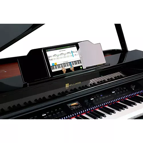 Williams Symphony Grand II Digital Micro Grand Piano With Bench Mahogany Red 88 Key