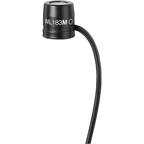 Shure WL183m Omnidirectional Condenser Lavalier With LEMO Termination White