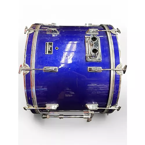 Used Pearl 6 Piece Export Blue Drum Kit Blue