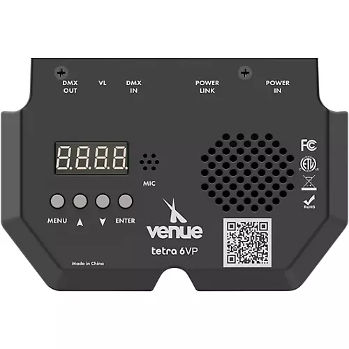 Venue Tetra 6 VP RGBA Wash Light - VenueLink Compatible