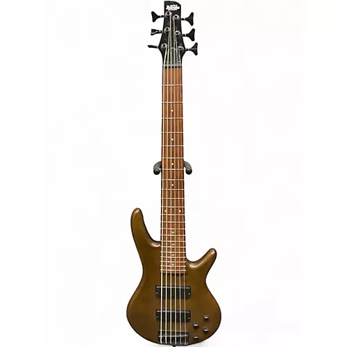 Used Ibanez GSR206 6 String Brown Electric Bass Guitar Brown