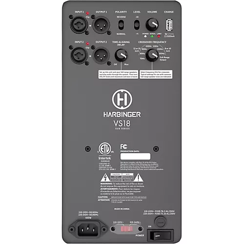 Harbinger VARI VS18 18