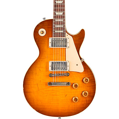 Gibson Custom Murphy Lab 1959 Les Paul Standard Reissue Heavy Aged Electric Guitar Green Lemon Fade