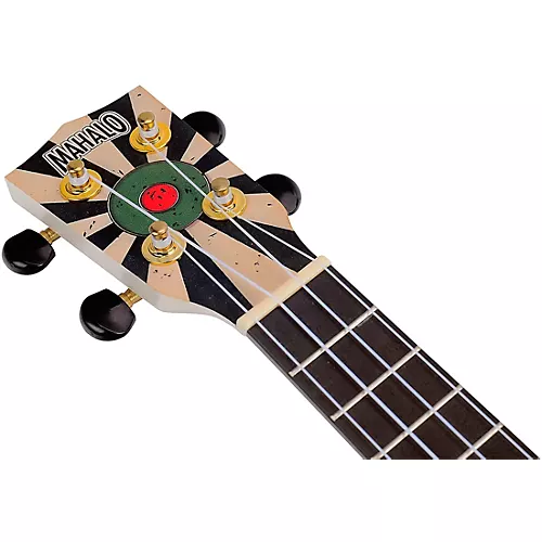 Mahalo Art Series Soprano Ukulele With Bag Tiki Motif
