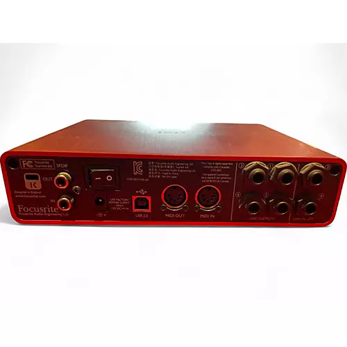 Used Focusrite Scarlett 6i6 Audio Interface