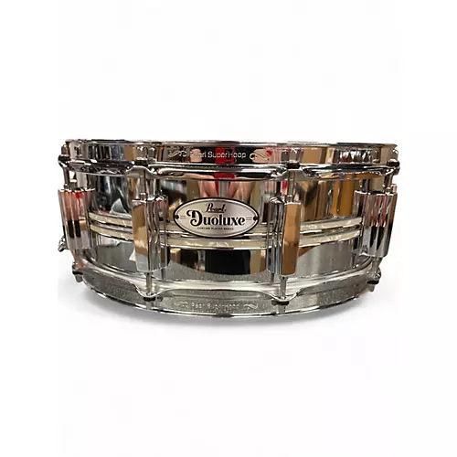 Used Pearl 5X14 duoluxe Chrome Drum Chrome 8