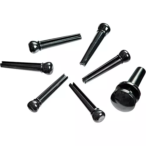 D'Addario ABS Bridge/End Pin Set Black
