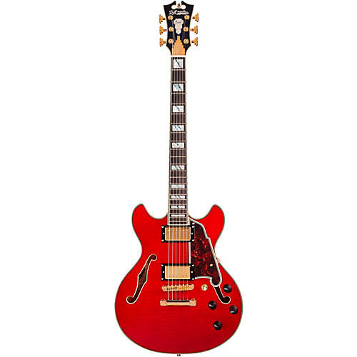 D'Angelico Excel Mini DC Semi-Hollow Electric Guitar Viola