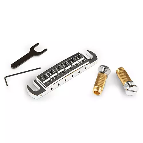 TonePros Wraparound PRS Bridge and Locking Stud Set Chrome