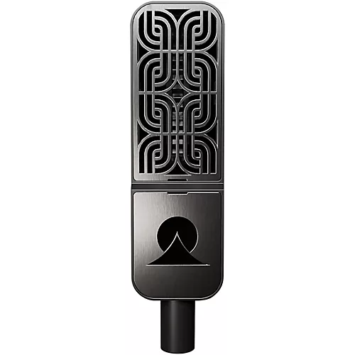 Ohma World Motif Ribbon Microphone White & Stainless Steel