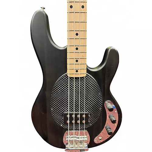 Used Sterling by Music Man Sub 4 Satin Black Electric Bass Guitar Satin Black