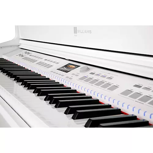 Williams Symphony Grand II Digital Micro Grand Piano With Bench Mahogany Red 88 Key