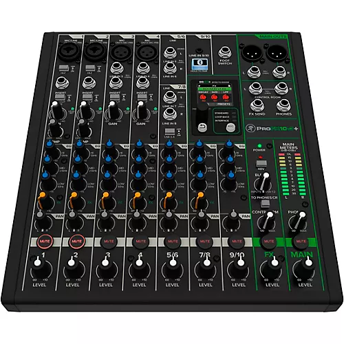 Mackie ProFX10v3+ 10-Channel Analog Mixer With Enhanced FX, USB Recording Modes & Bluetooth