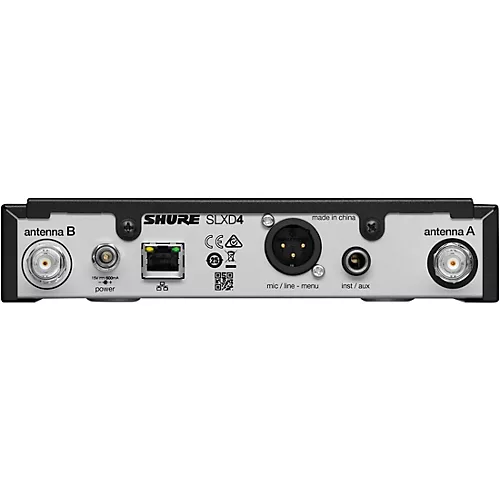 Shure SLXD14/UL4B Wireless System With UniPlex Cardioid Lavalier Microphone Band J52