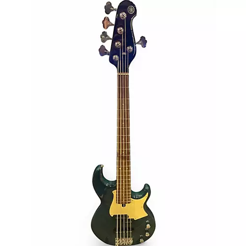 Used Yamaha Broad Bass Green Electric Bass Guitar Green