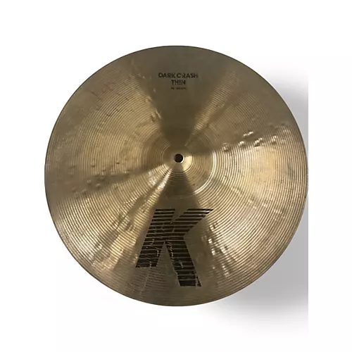 Used Zildjian 16in K Custom Dark Crash Cymbal 36