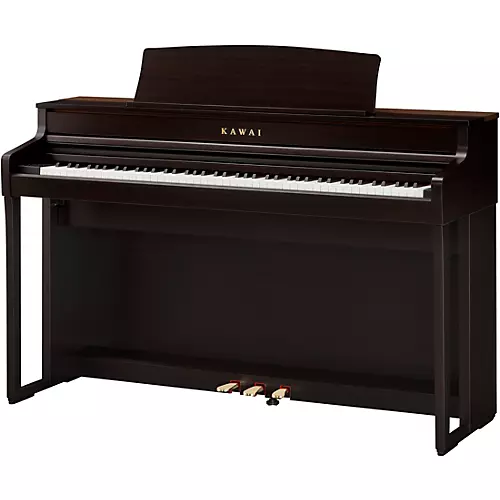 Kawai CA501 Digital Console Piano With Bench Satin White