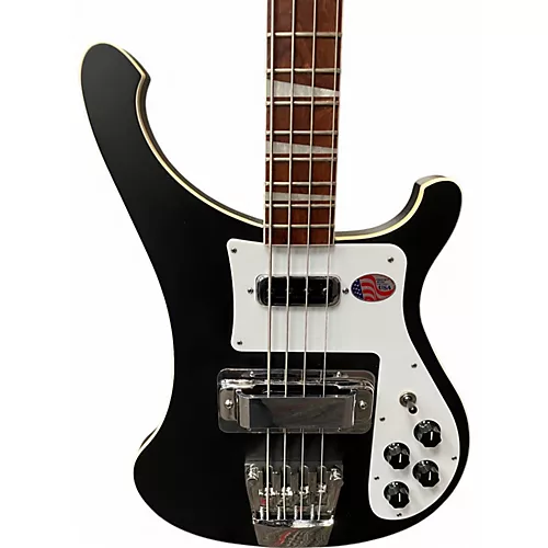 Used 2021 Rickenbacker 4003 Matte Black Electric Bass Guitar Matte Black