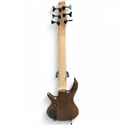 Used Ibanez GSR206 6 String Walnut Electric Bass Guitar Walnut