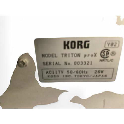 Used KORG Triton Pro X 88 Key Keyboard Workstation