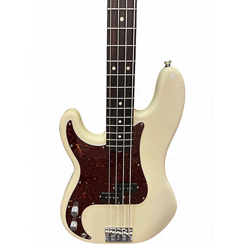 Used Fender American Professional II Precision Bass Left-Handed Olympic White Electric Bass Guitar Olympic White