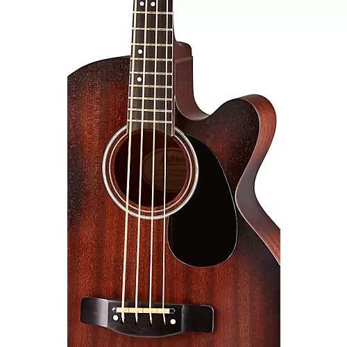 Mitchell T239B-CE-BST Terra Acoustic-Electric Bass Guitar Edge Burst