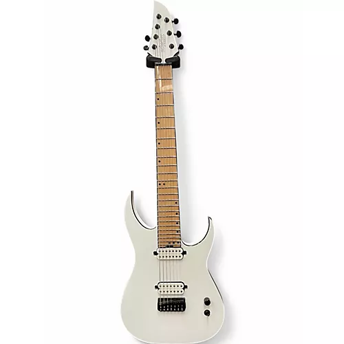 Used Schecter Guitar Research KM7 MKIII Snowblind White Solid Body Electric Guitar Snowblind White