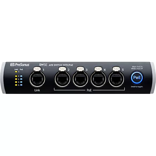 PreSonus SW5E 5-Port AVB Switch