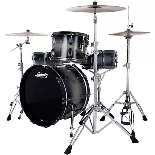 Ludwig Maple Exotic 3-Piece FAB Shell Pack with 22 in. Bass Drum Gold Burst