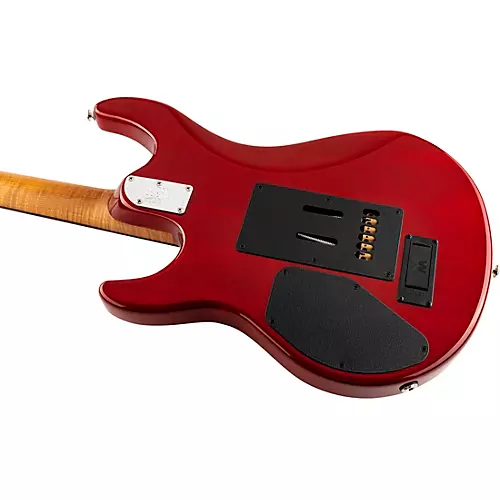 Ernie Ball Music Man Luke 3 HSS Flame Maple Top Rosewood Fingerboard Electric Guitar Cherry Burst