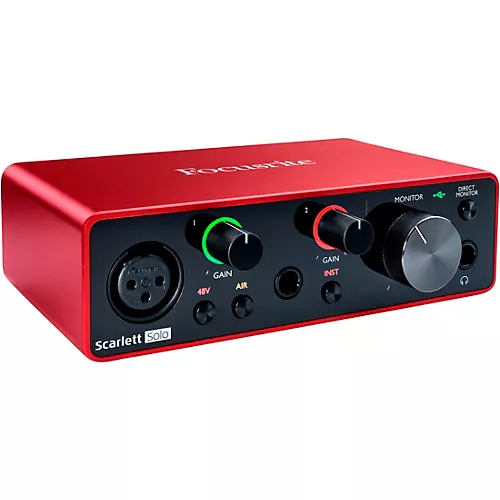 Shure Musician's Up To Eleven Bundle With Focusrite Scarlett Solo, Shure SM58 & Shure SRH240