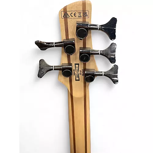 Used Ibanez SR375 5 String Blue Electric Bass Guitar Blue