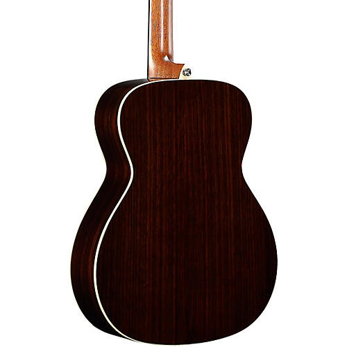 Alvarez LF70e Herringbone Laureate Series Folk-OM Acoustic-Electric Guitar Blacktop