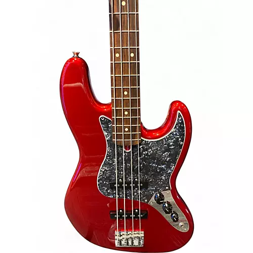 Used Fender American Professional Jazz Bass Candy Apple Red Metallic Electric Bass Guitar Candy Apple Red Metallic