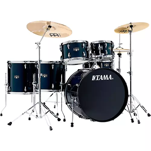 TAMA Imperialstar 6-Piece Complete Drum Set With MEINL HCS Cymbals and 22