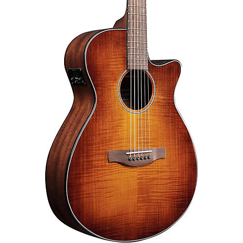Ibanez AEG70 Flamed Maple Top Grand Concert Acoustic-Electric Guitar Blue Ocean Burst