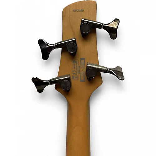 Used Ibanez Srx390 Trans Black Electric Bass Guitar Trans Black