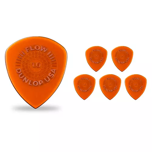 Dunlop Flow Standard 6-Pack Grip Guitar Picks 1.5 mm 6 Pack